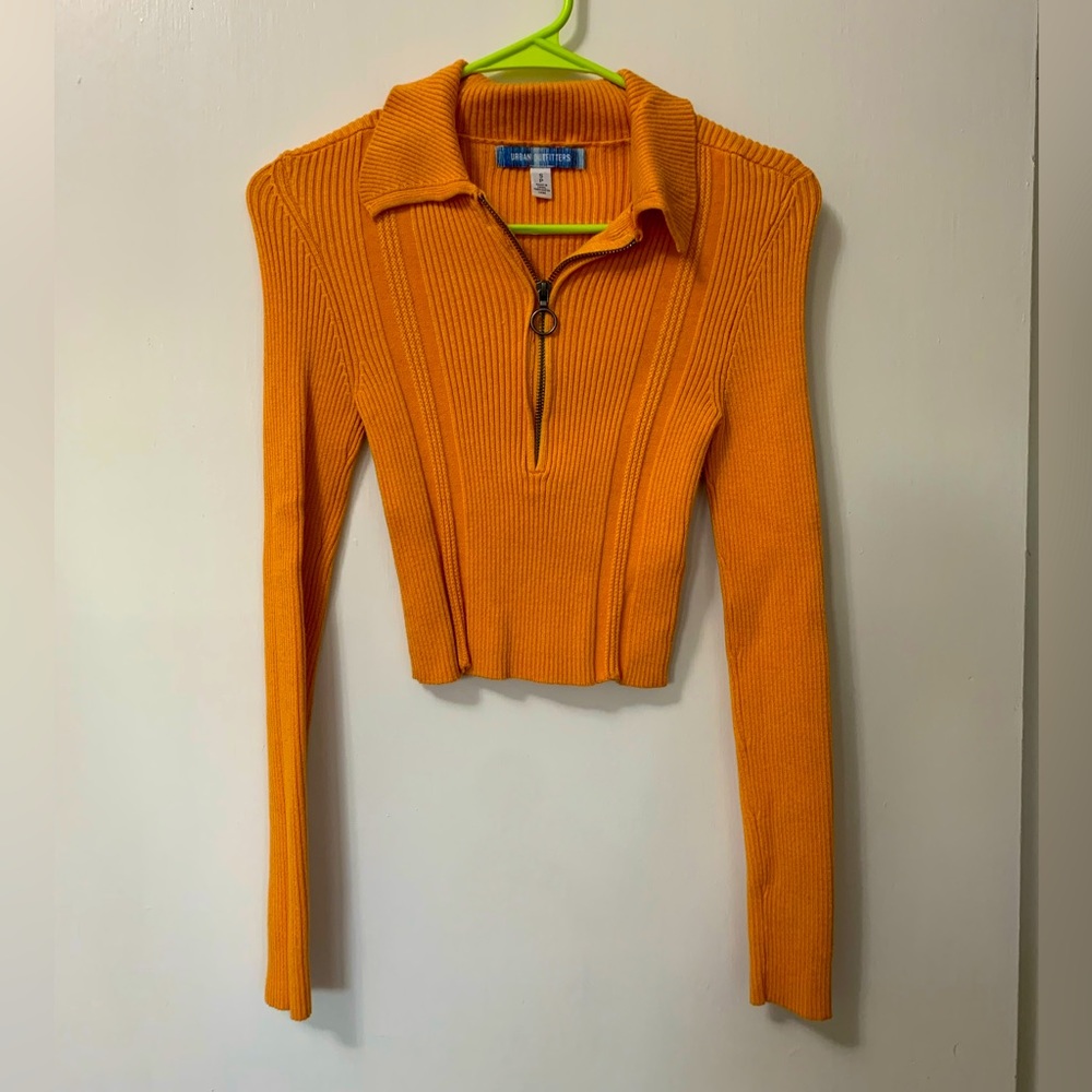Urban outfitters orange sweater top